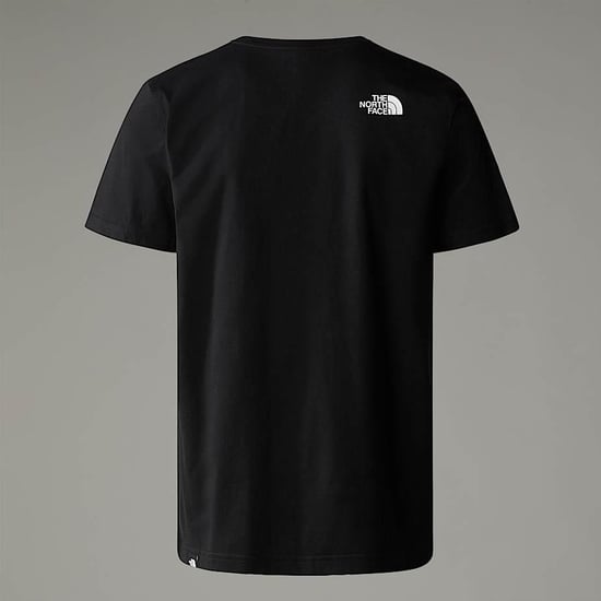 2-pack The North Face Simple Dome T-shirts voor Heren in Zwart/Wit - Image 4