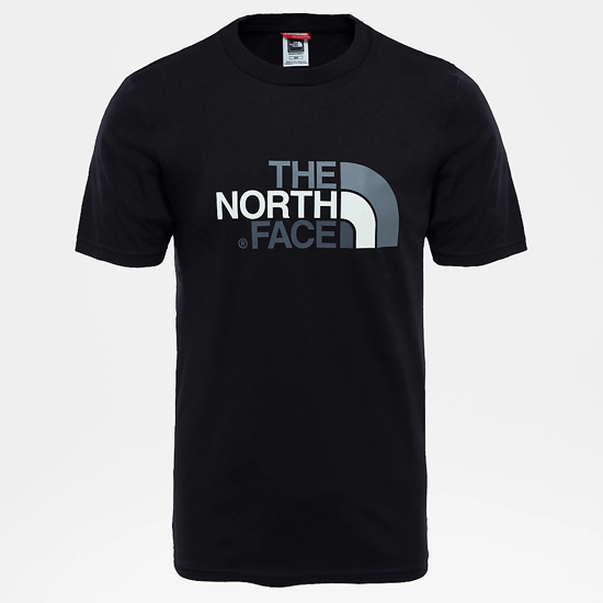 3-pack The North Face Easy Tee T-shirts voor Heren in Zwart/Grijs/Wit - Image 2