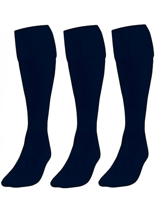 3 paar marine voetbalsokken kinderen - Image 1