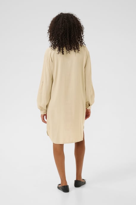 Overhemd met lang mouwen KAmilia Loose fit cream - Image 2
