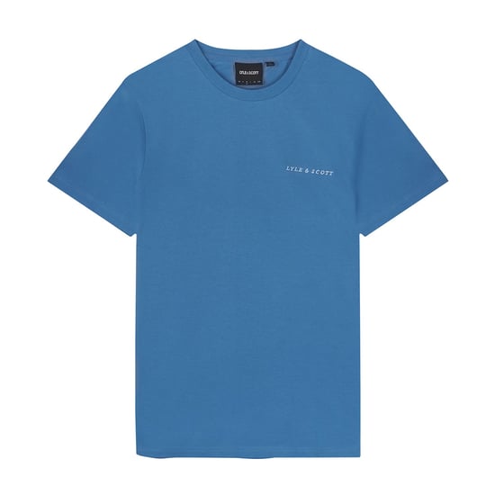 Lyle Scott geborduurd logo Riveria blauw T-shirt - Image 5