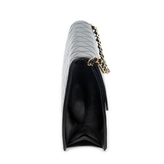 Vintage Push Lock Straight Flap  Schoudertas - Image 4