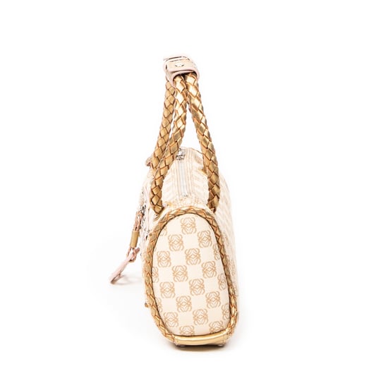 Braided Handle Zip Tote Handtas - Image 3