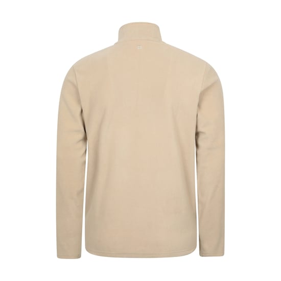 Mountain Warehouse Heren Camber II Camo Half Zip Fleece Top (Gebroken wit) - Image 2