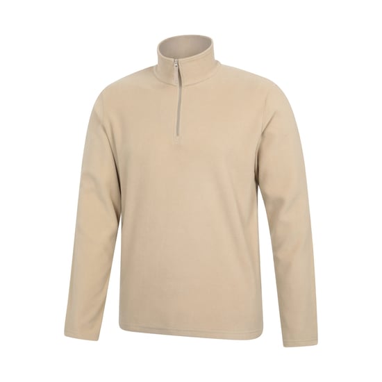 Mountain Warehouse Heren Camber II Camo Half Zip Fleece Top (Gebroken wit) - Image 3