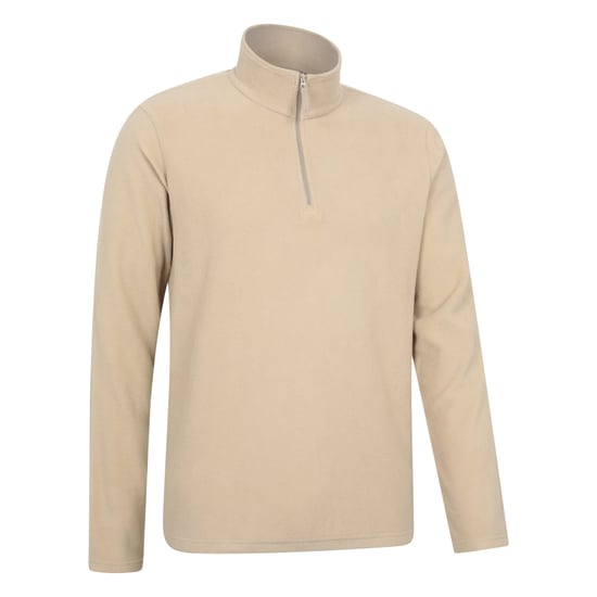Mountain Warehouse Heren Camber II Camo Half Zip Fleece Top (Gebroken wit) - Image 4