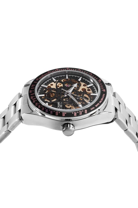 Invicta Objet D Art 49500 Heren Horloge - Automatisch Uurwerk - Roestvrij Staal met zwarte Wijzerplaat - 43mm - Image 3