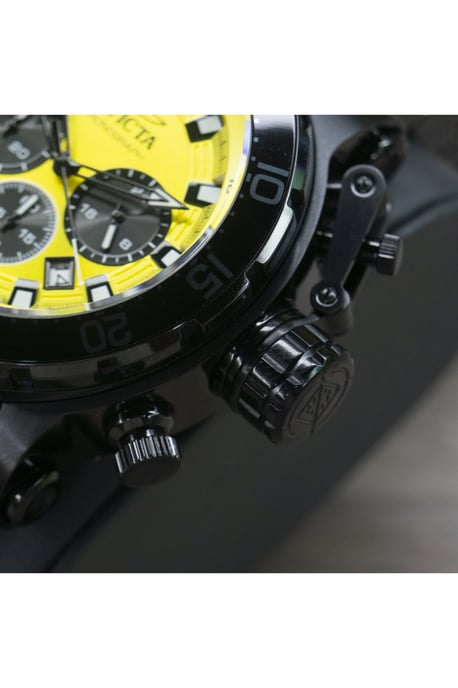 Invicta Coalition Forces 49229 Heren Horloge - Quartz Uurwerk - Roestvrij Staal met Gele Wijzerplaat - 52mm - Image 4