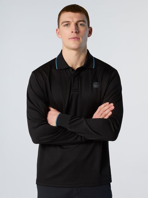 North Sails Polo shirt Coolmax piqué long-sleeved - Image 4