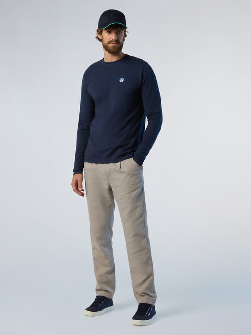 North Sails T-shirt Long-sleeved with logo patch - Image 4