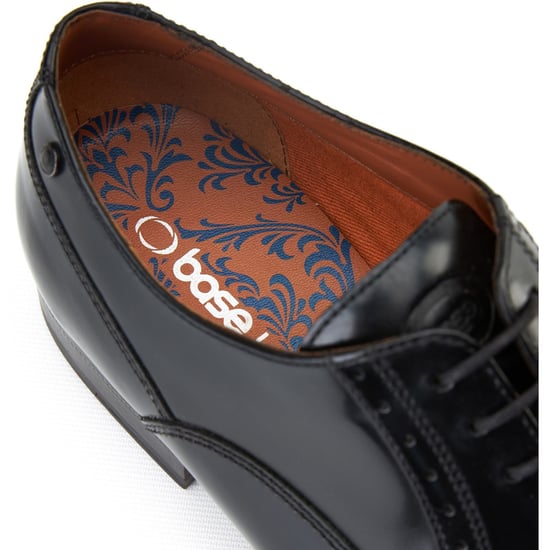 Base London Franklin Leren Zwarte Oxford Schoenen Voor Heren - Image 6