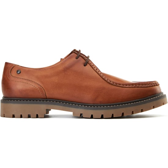 Base London Carbon Leren Heren Mocassins Schoenen In Tan - Image 5