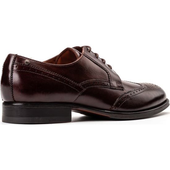 Base London Bell Leren Heren Burnt Brown Brogues Schoenen - Image 2