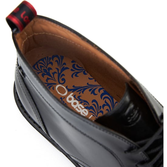 Base London Lincoln Leren Zwarte Enkellaarzen Voor Heren - Image 6