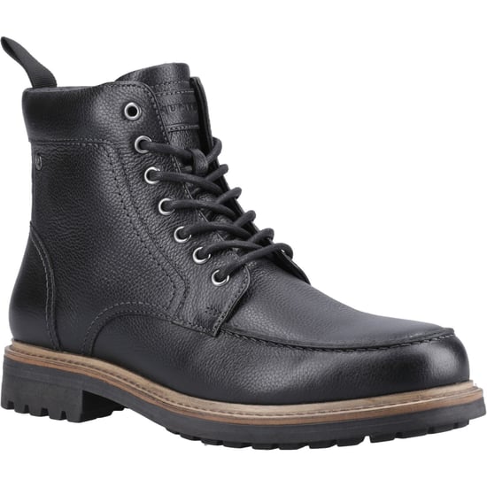 Hunter Shaws Ankle Boot Leren Zwarte Enkellaarzen Voor Heren - Image 1