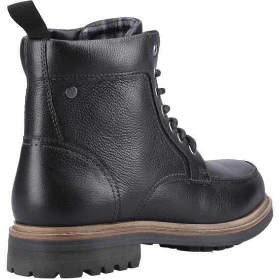 Hunter Shaws Ankle Boot Leren Zwarte Enkellaarzen Voor Heren - Image 2
