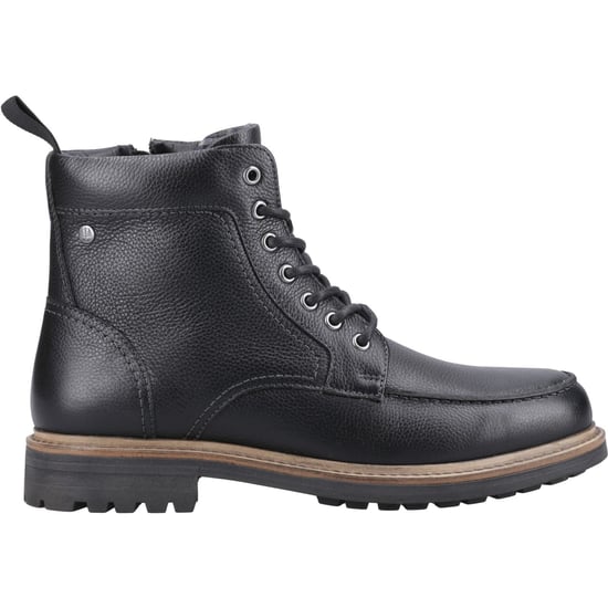 Hunter Shaws Ankle Boot Leren Zwarte Enkellaarzen Voor Heren - Image 5