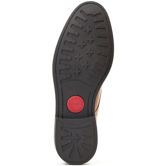 Base London Lincoln Leren Herenschoenen Burnt Tan Enkellaarsjes - Image 3