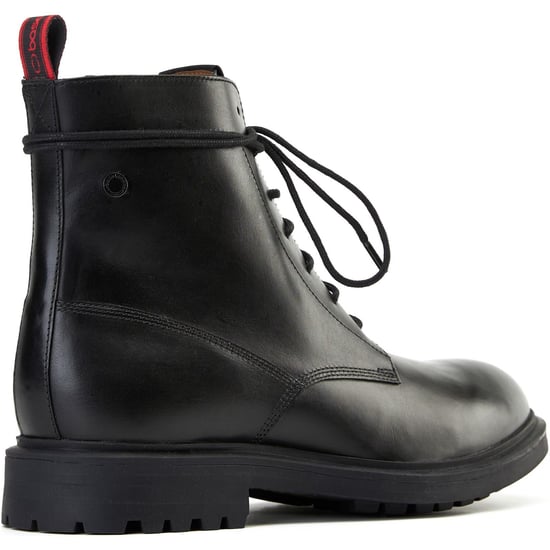 Base London Brunel Leren Heren Zwarte Enkelboots - Image 2