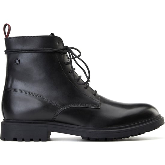 Base London Brunel Leren Heren Zwarte Enkelboots - Image 5