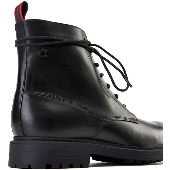 Base London Brunel Leren Heren Zwarte Enkelboots - Image 6