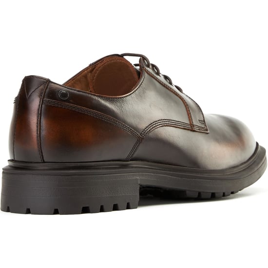 Base London Locke Leren Heren Bruine Veterschoenen - Image 2