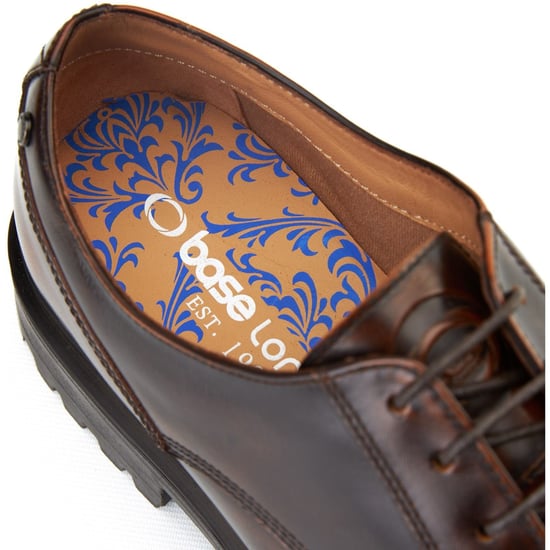 Base London Locke Leren Heren Bruine Veterschoenen - Image 6