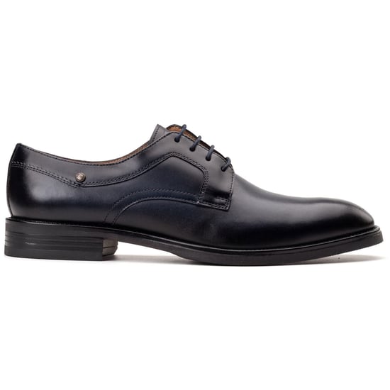 Base London Mouw Leren Heren Marineblauwe Veterschoenen - Image 5