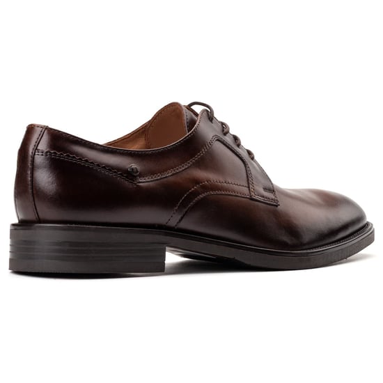 Base London Mouw Leer Heren Bruine Veterschoenen - Image 2