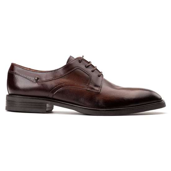 Base London Mouw Leer Heren Bruine Veterschoenen - Image 4