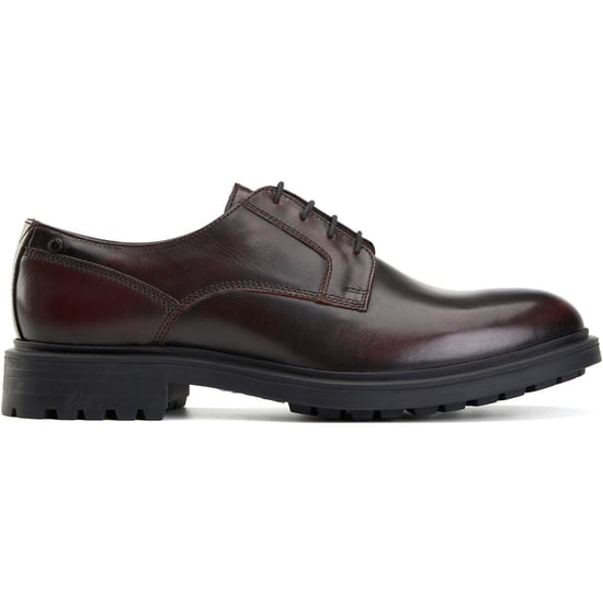 Base London Locke Leren Herenschoenen Bordo met Veters - Image 5