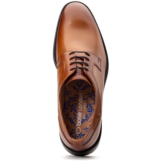 Base London Mouw Leer Heren Tan Veterschoenen - Image 4