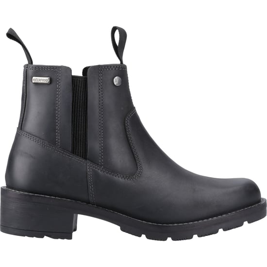 Hunter Skye Dealer Boot Leren Zwarte Damesschoenen - Image 5