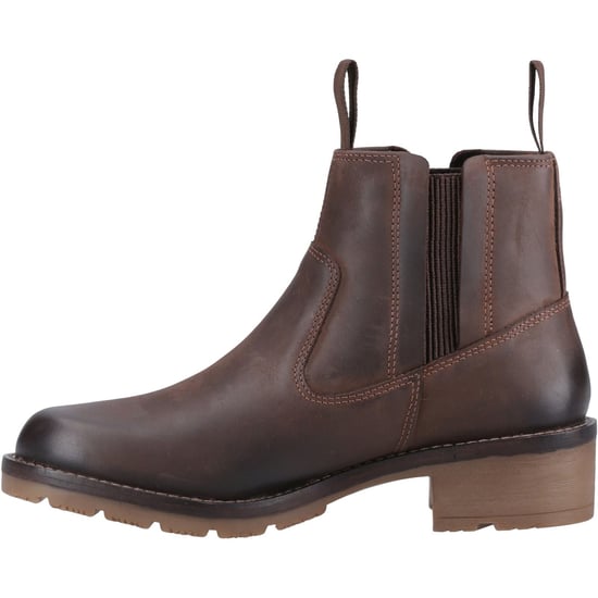Hunter Skye Dealer Boot Leer Dames Bruine Bovenstukken - Image 4