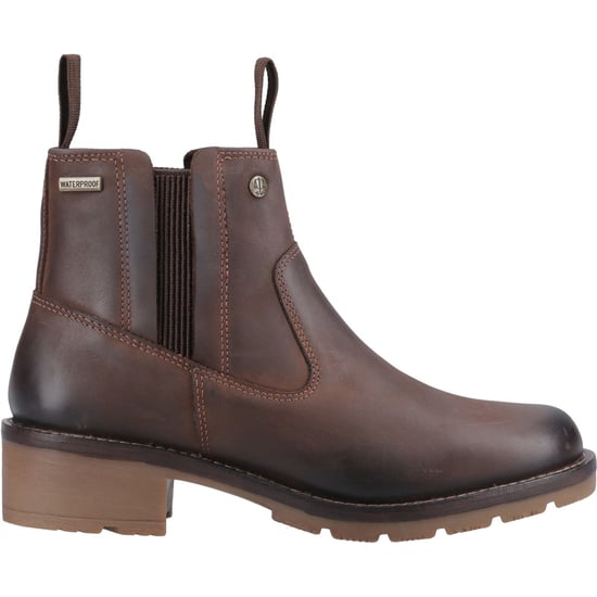 Hunter Skye Dealer Boot Leer Dames Bruine Bovenstukken - Image 5