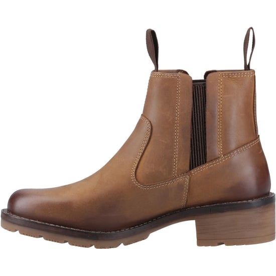 Hunter Skye Dealer Boot Leer Dames Donker Tan Boots - Image 4