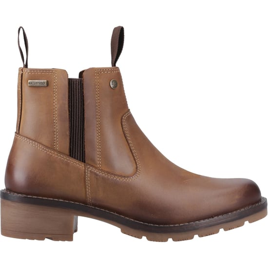 Hunter Skye Dealer Boot Leer Dames Donker Tan Boots - Image 5