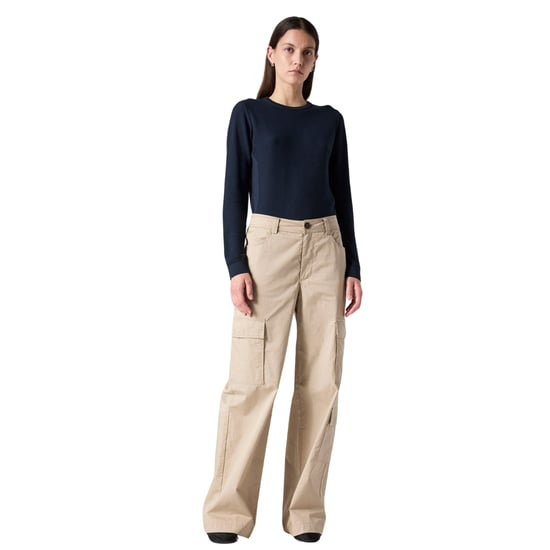 Parajumpers Sun Kissed Beige Cargobroek Met Wijde Pijpen - Image 4