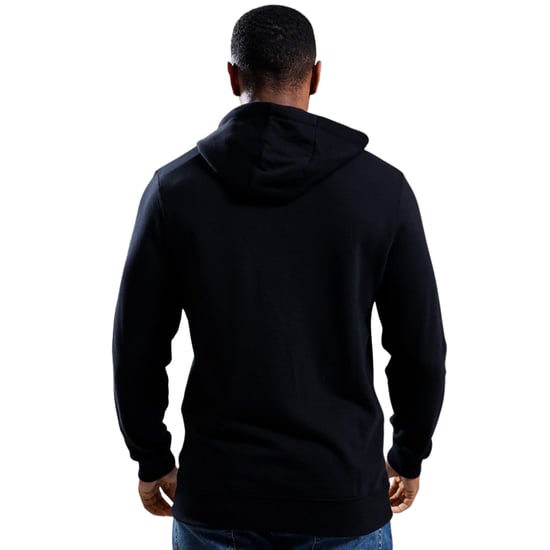 Lyle & Scott Tonal Eagle Jet Black Hoodie Met Rits - Image 3