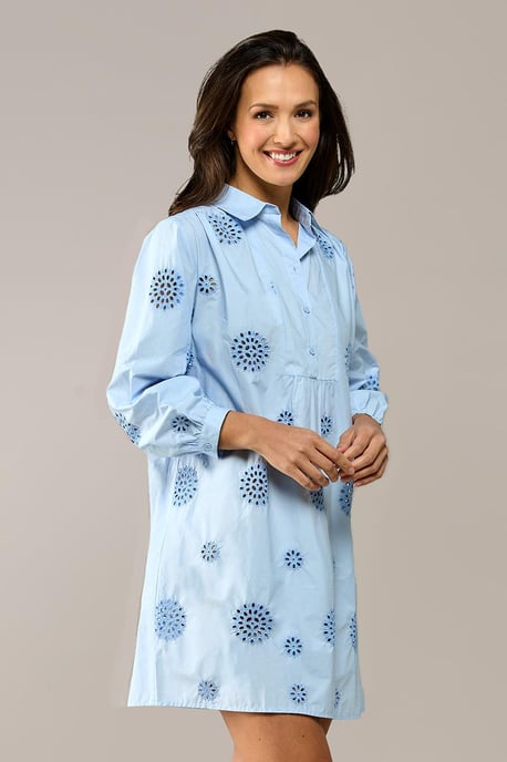 Caroline Tensen Manchester Tuniek Licht Blauw - Image 1