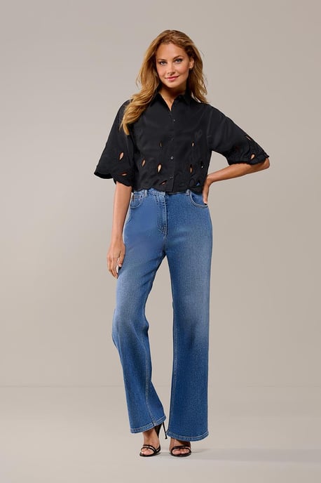 Tirzy Blouse Zwart - Image 2