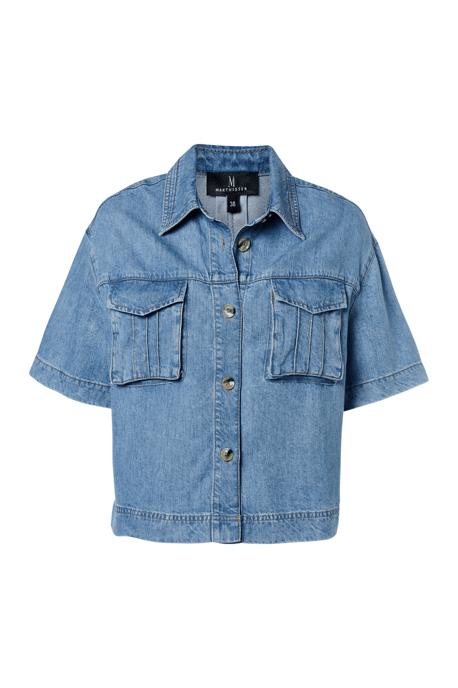 Lina Blouse Denim Blauw - Image 3