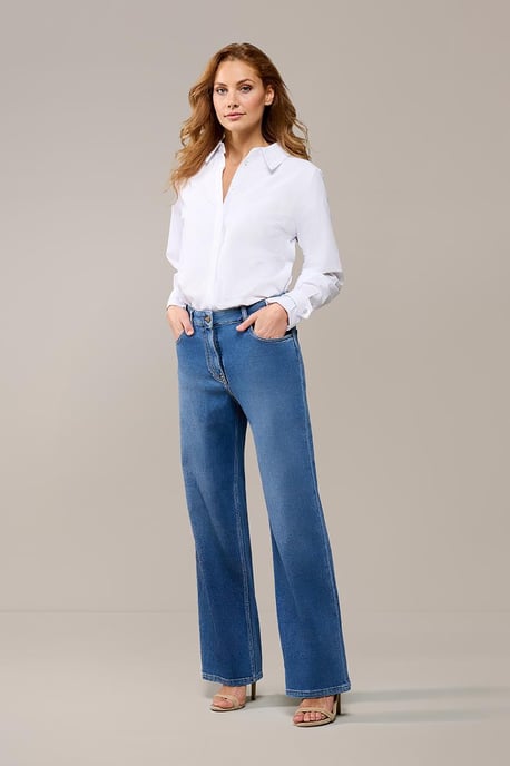 Livia Denim Broek Medium Blauw Denim - Image 1