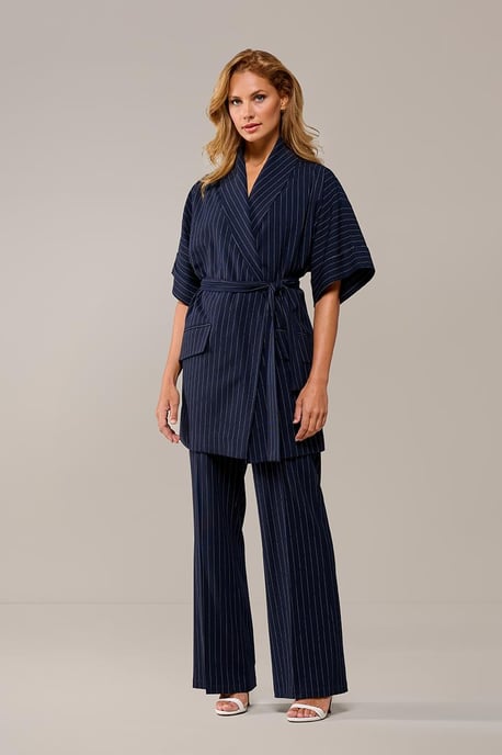 Roseline Blazer Navy / Off White - Image 1