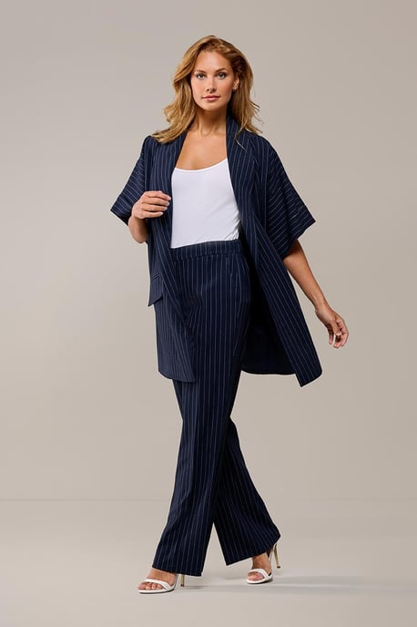 Roseline Blazer Navy / Off White - Image 2