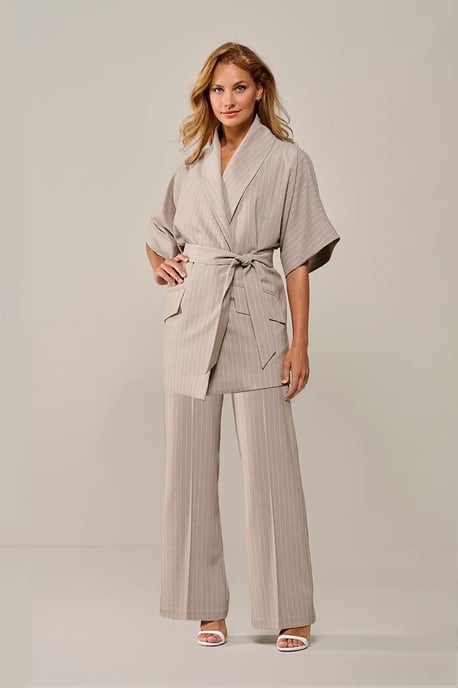 Roseline Blazer Zand / Offwhite - Image 1