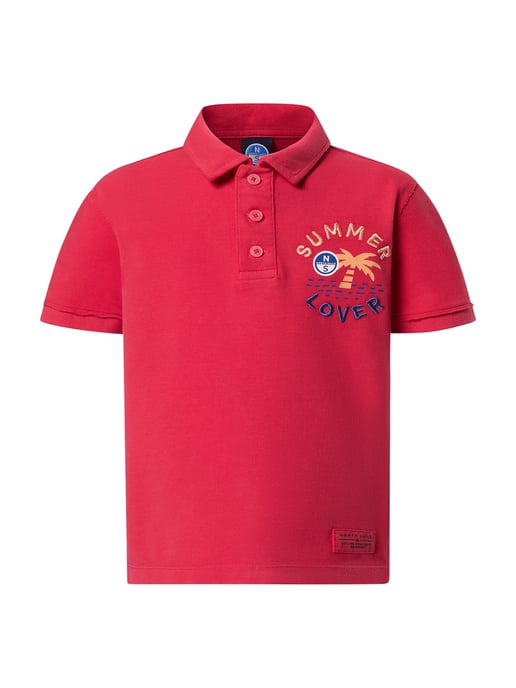 North Sails Polo overhemd Met palmboom print - Image 5