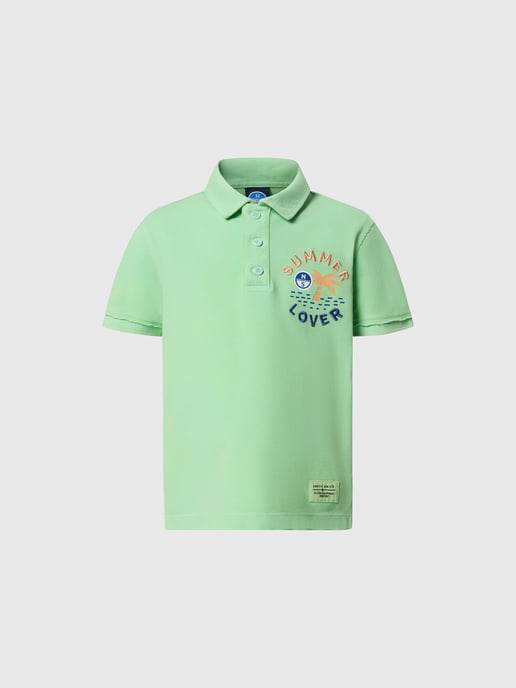 North Sails Polo overhemd Met palmboom print - Image 3