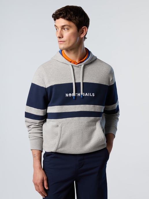 North Sails Hoodie Strepen aan de voorkant - Image 4