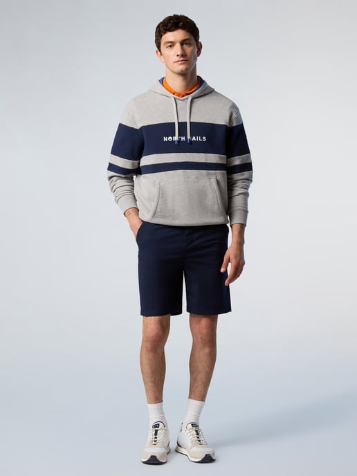North Sails Hoodie Strepen aan de voorkant - Image 5
